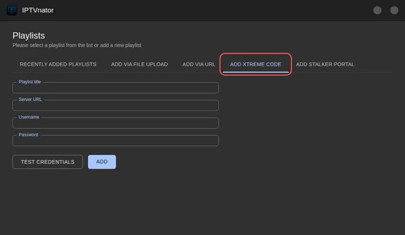 افتح تبويب ADD XTREME CODE